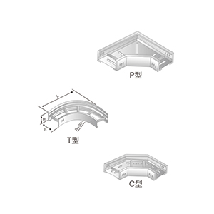 LQJ-02AT、P、C型鋁合金水平彎通橋架